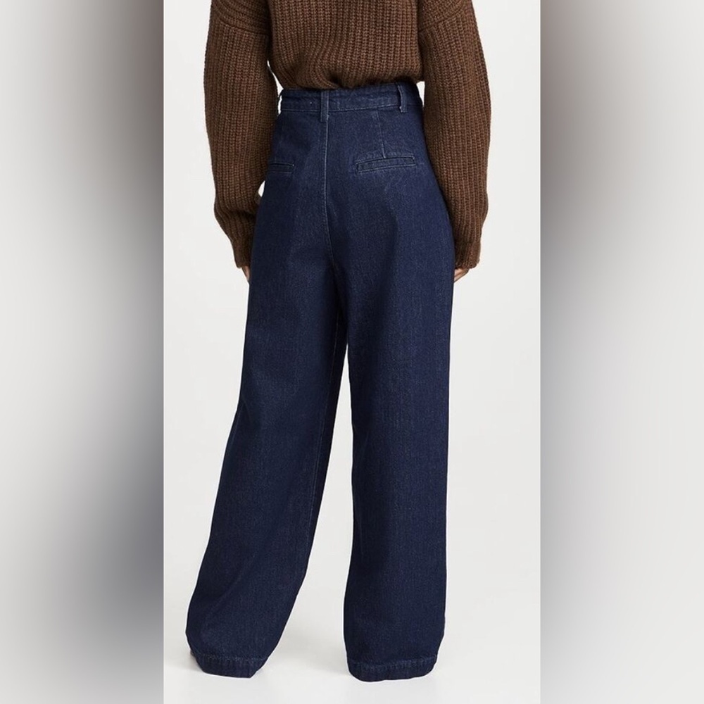 Triarchy High Waisted Pleated Trouser Jeans Pants Size 26 - Picture 4 of 14